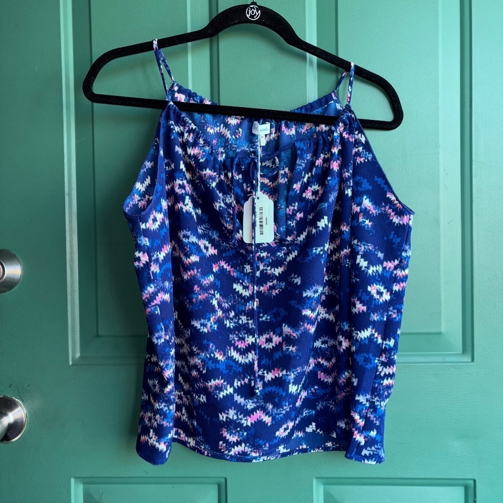 Marabelle size medium vibrant blue top new